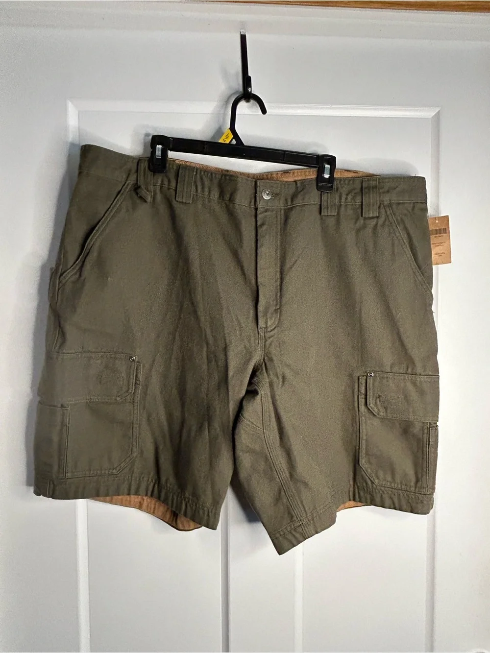 Duluth Trading Co Men’s 46 Fire Hose‎ 11” Cargo Shorts Olive New With Tags 4887